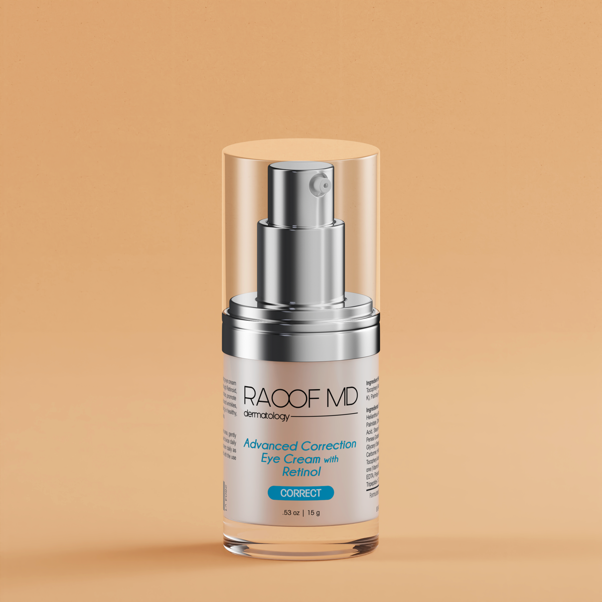 Advanced Correction Eye Cream with Retinol RAOOF MD Dermatology