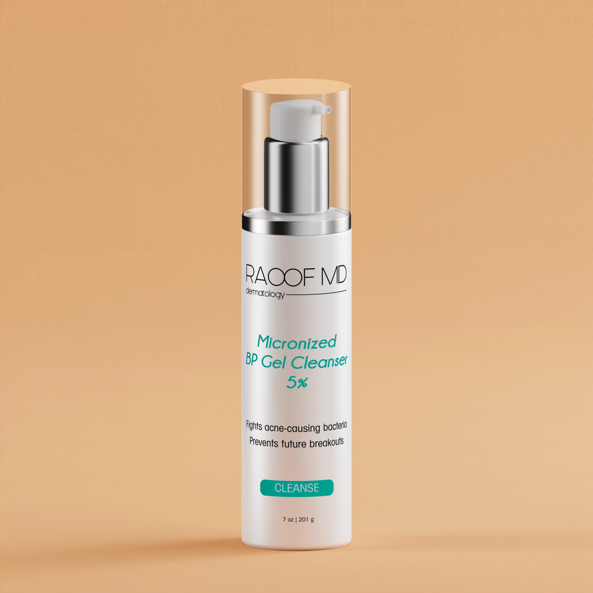 Micronized BP Gel Cleanser 5% by RAOOF MD dermatology