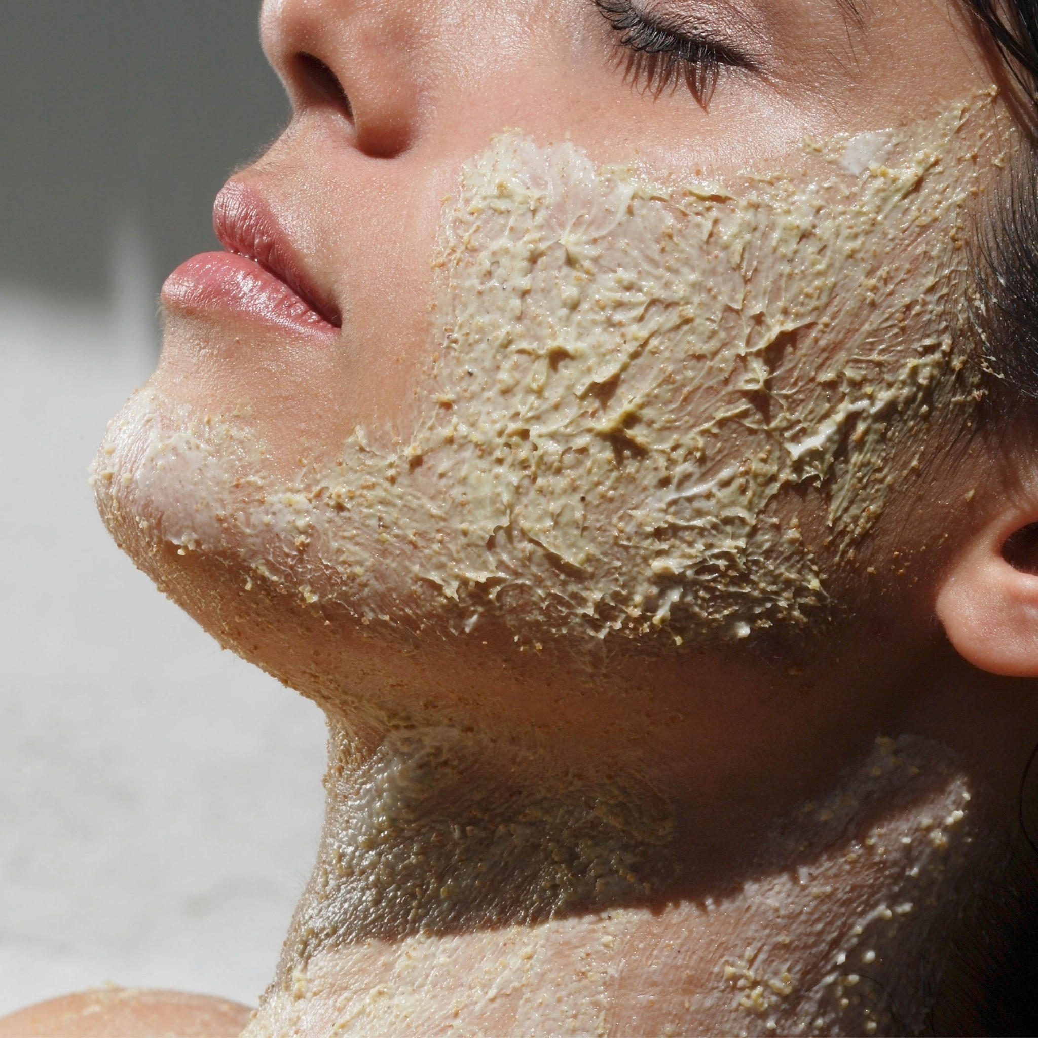 Pore Refining Pumpkin Mask RAOOF MD Dermatology cream on woman face