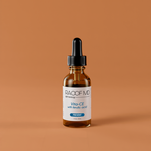 Brown Bottle Serum of Vita-CE with ferlic acid by RAOOF MD Dermatology